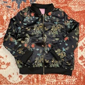 O-Mighty Satin Bomber Jacket
